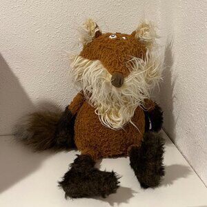 Sigikid Beasts Ever Clever Fox 17" Plush Toy Rare Stuffed Animal